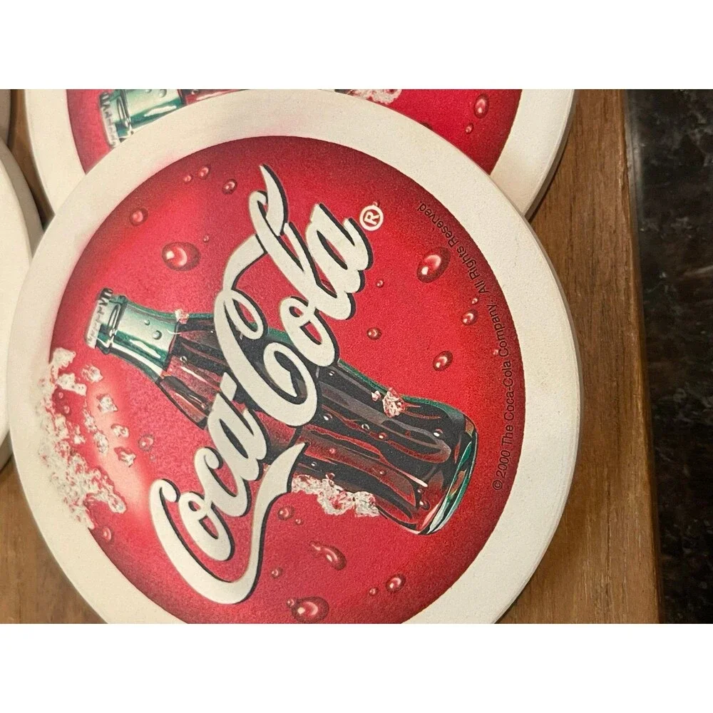 Vintage Collectible Coca-Cola 8 Coasters 2000